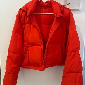 ALO Yoga Vibrant Red Puffer Jacket